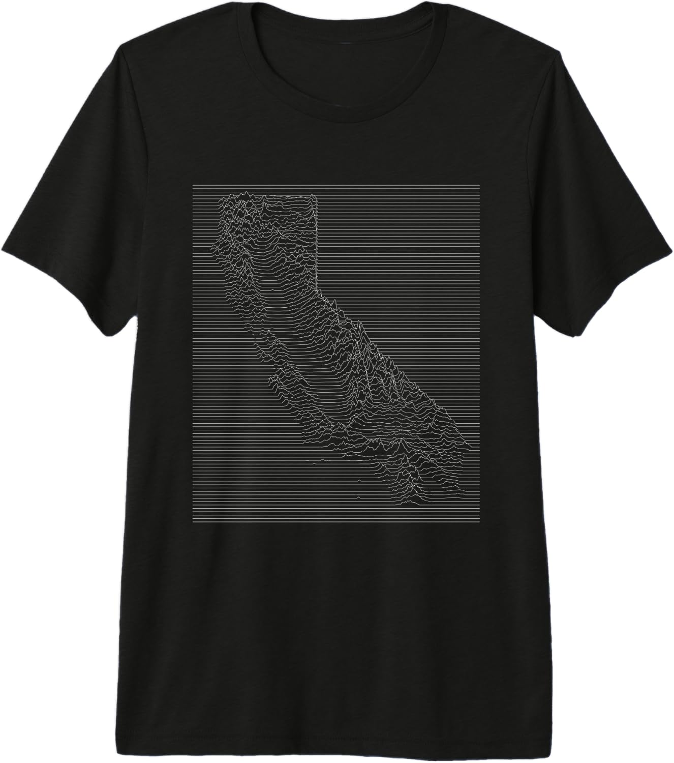 California Topographic Ridgeline Shirt